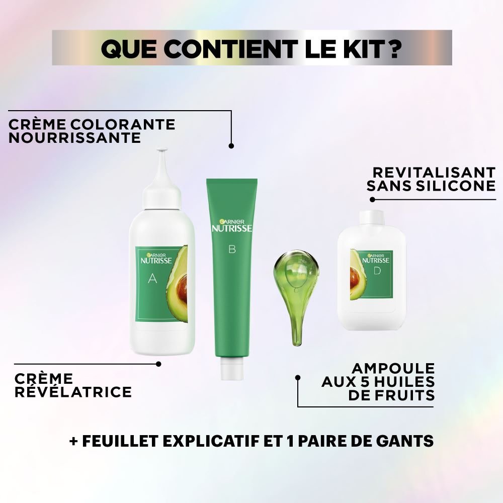 WFP 755029 GAR W24 Nutrisse Ultra Color ATF Whats in the kit FR